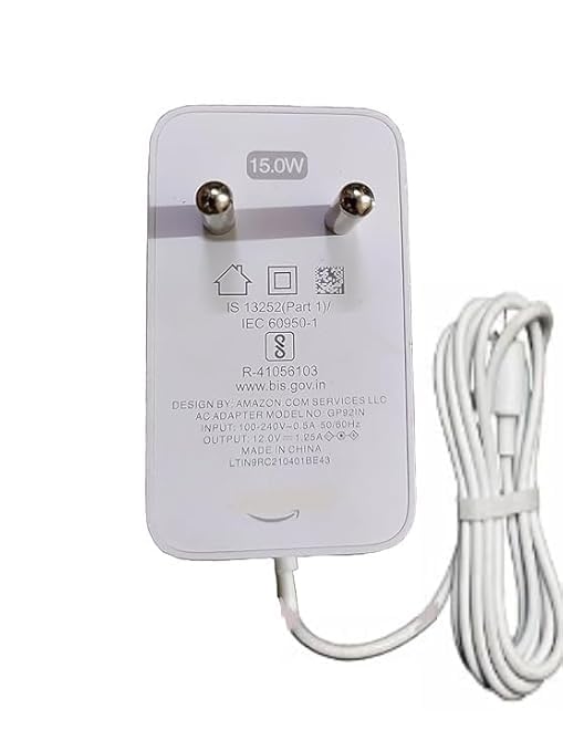 12V 15W Charger Adapter Compatible for Amazon Alexa Echo Dot (3rd gen, 4th gen and 5th Gen) only. Not for Amazon Echo 4 gen-image-40