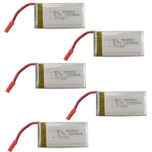 sea jump Accessories 3PCS 3.7V 1200mah Lithium Battery for huanqi 898B H11D H11C MJX T04 T05 T25 M03 Remote Control Aircraft Parts Drone Parts