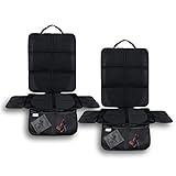 🚗 EASY CLEANING – Wasser und Schmutz perlen an dem Kindersitzschoner aus 600D PVC einfach ab. Daher lässt sich der Kindersitz Schoner ganz leicht und schnell reinigen. Die Netztaschen bieten zusätzlichen Stauraum für Kleinteile!