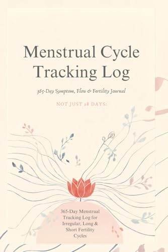 Menstrual Cycle Tracking Log 365-Day