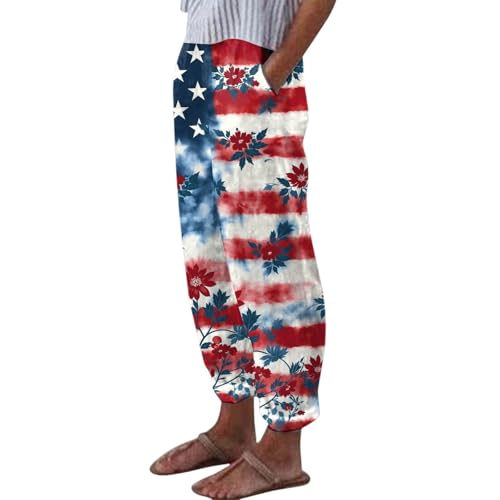Pantalon d'été pour femme de coupe décontractée et fluide