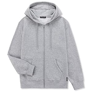 ALWAYSONE Men’s Soft Fleece Hooded Sweatshirt with Pocket Casual Zip up Athletic Hoodie Size S-3XL