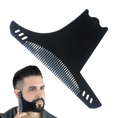 Outil de pochoir à barbe pour hommes, modèle de barbe pour hommes,Guide de façonneur de | Outil de doublure de, façonneur de moustache, pochoir à, guide...