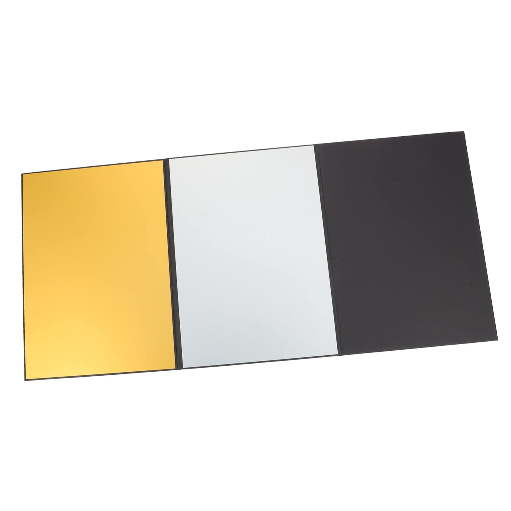 Veemoon Foldable Reflector Reflective Board for Cosmetics Photo Reflector Reflective Display Board Background Board Photo Light Reflector Cardboard Camera Fill Light Board A3