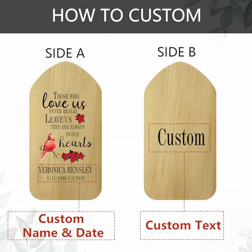 Image of ASTARIN Personalized Wind Chimes for Outside Deep Tone,Customized Windchime Outdoors, Chimes for Outdoors,Sympathy Wind Chimes Memorial for Mom Dad