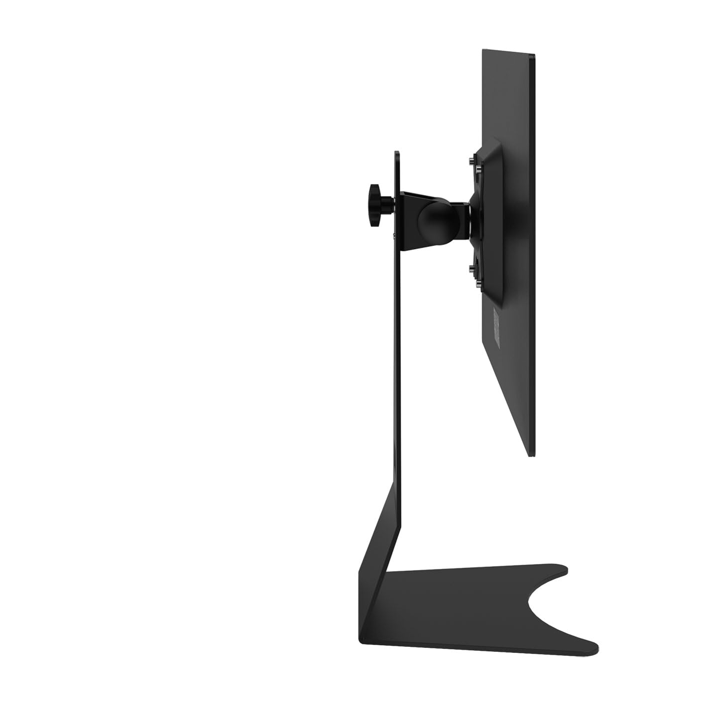 Dataflex Addit Piedistallo per Monitor 503 Nero, elevatore per schermo regolabile in altezza, supporto per monitor regolabile e ruotabile, per 1 schermo fino a 15 kg, compatibile con VESA MIS-D 75x75/100x100mm