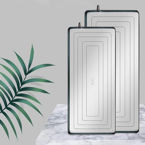 Universal Stainless Steel Air Conditioner Drain Pan - No-Leak Drip Tray with Drain Kit for Window & Mini Split AC Units - Durable Outdoor Condensate Solution