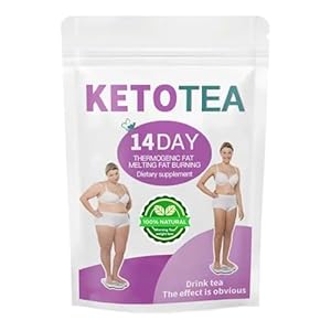 Belly Cleansing Tea, Weight Loss Tea, Bloating Relief Cha 42g, Natural for Women Men Home Use Helps Reduce Water Retention and Boost Energy, 1.97 Inches