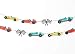 Vintage Race Car - Garland | Race Car Bunting | Kids Party Decor | Nursery, Boys Room Decor | Transportation Car Party Supply