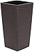 Produktbild Centurion Blumentopf Übertopf Pflanzkübel Blumenkübel- UV - Beständig 25x25x46 cm braun