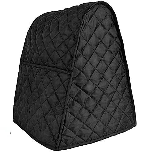 Stand Mixer Cover Dust- Proof for Kitchenaid, Sunbeam, Cuisinart, Hamilton Mixer with Organizer Bag(Black)