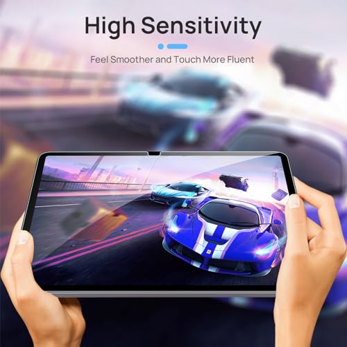 Gerutek [2 Piezas Protector Pantalla para iPad Air 13 Pulgadas M3/M2 (2025/2024)/iPad Pro 13 M4, Dureza 9H, HD Transparente, Antiarañazos, Sin burbujas, Antihuellas, Cristal Templado para iPad Air 13"