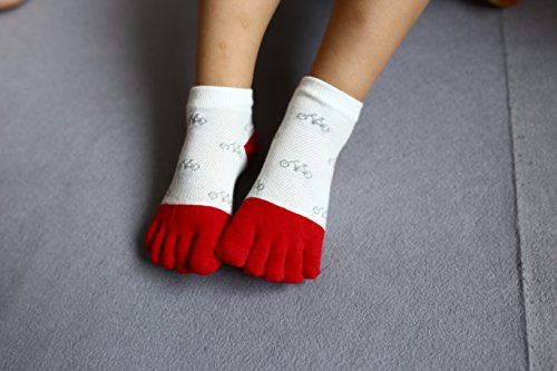 Tesson Boys & Girl Pattern Soft Tube Finger Toe Socks 3-6Yrs3