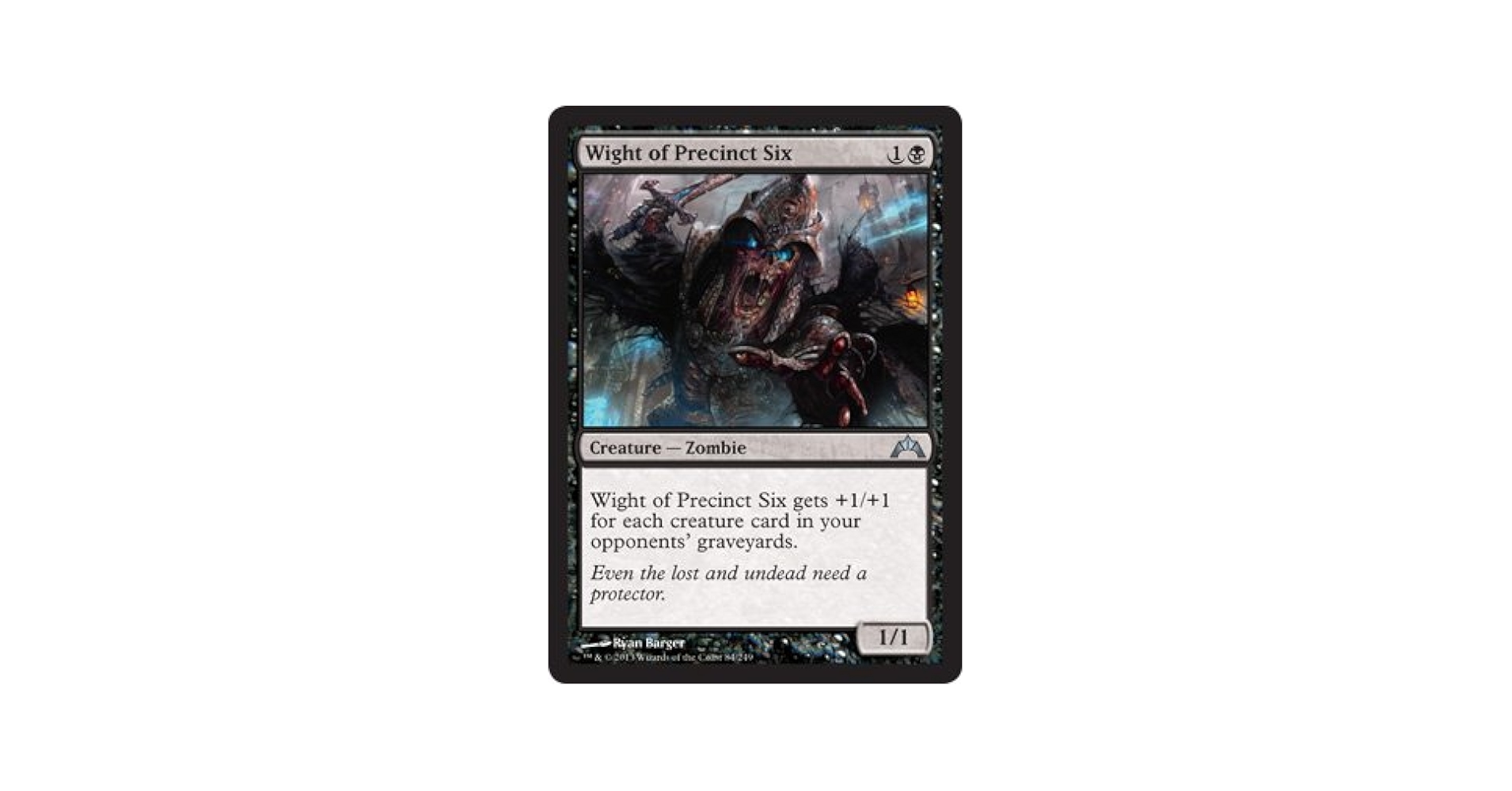 Amazon.com: Magic The Gathering - Wight of Precinct Six (84