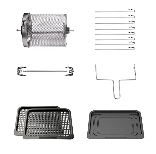 Kit de Accesorios para Horno Freidora de Aire Innsky 10L, Apta para Lavavajillas