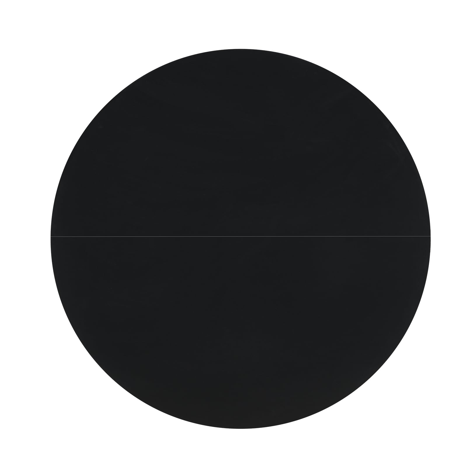 buybyroom Style Scandinave Table de Salle à Manger Moderne Ronde, Bureau, Table de Bar, Idéale pour Cuisine, Salle à Manger, Salon et Bureau, pour 2-4 Personnes, Diamètre 100 cm, Noir