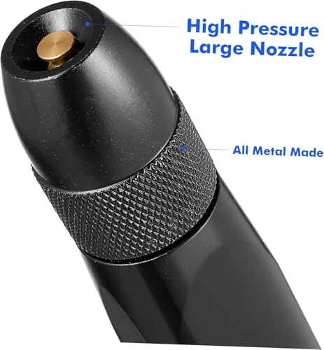 Image of Besiter High Pressure Water Spray Gun Nozzle for Car Wash & Garden Hose | Heavy Duty Plastic Adjustable Jet Sprayer for Bike Cleaning, Patio Wash & Garden Watering | Leakproof Hose Pipe Nozzle