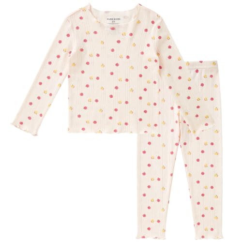 Image of pureborn Baby Pajamas Set Toddler Snug Fit Cotton Sleepwear 2pcs 12M-7Y
