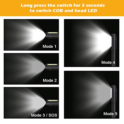 Flintronic LED Torcia, 2PCS Lavoro Lampade