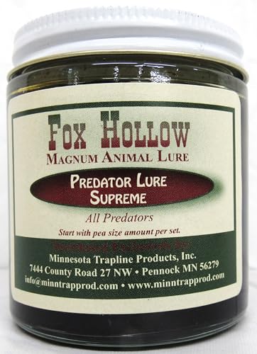 Predator Lure Supreme - Food and Call Lure - Fox Hollow 4 Ounce Jar