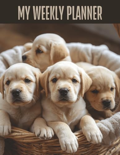 Undated Dog Weekly Planner | Dog Lover Organizer | Pet Planner & Life Organizer: For Dog Moms, Dog Dads, Pet Parents, and Dog Owners with To-Do Lists, Notes and More | 8.5x11 inches | 100 pages