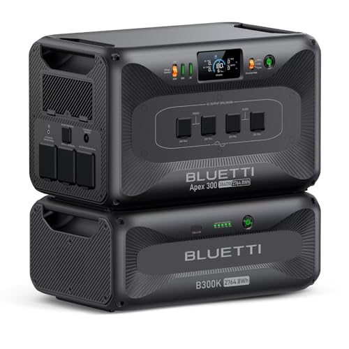 BLUETTI Apex 300 Portable Power Station & B300K Expansion Battery, 5529.6Wh...