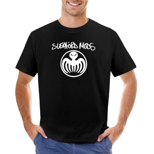 UINLKSEwezs Attention - Check Out Our Other Sleaford Mods T-Shirt Black M