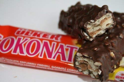 Ulker Cokonat -2 x Lot of 24 - Wafers with Hazelnut and Chocolate