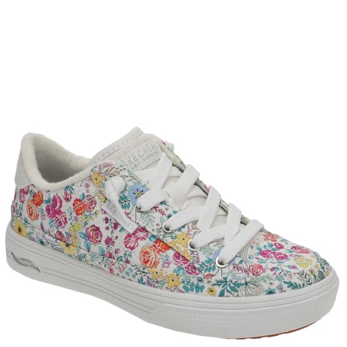 Skechers Arch Fit Arcade-Flowa Powa - Tenis para mujer, Blanco/Multicolor, 37 EU
