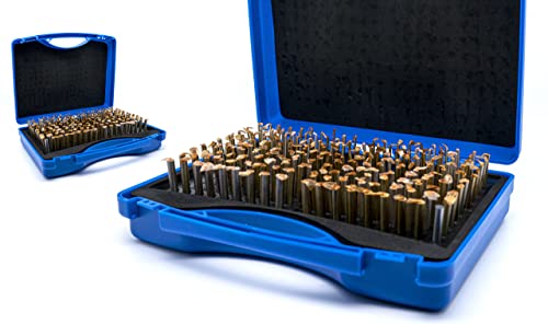 Jauges à broches M1 coffret de 190 pièces de 0.2 à 0.6 cm avec boîte