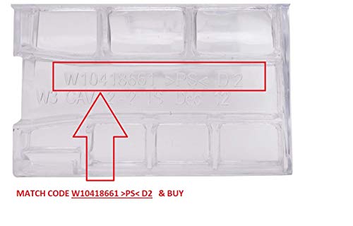 Image of SANAVYA Part Code W10418661 Compatible with Bottle Shelf for /Fridge, Bottle Rack Holder [Clear & Heavy] PCode W10418661(Code = 10418661)