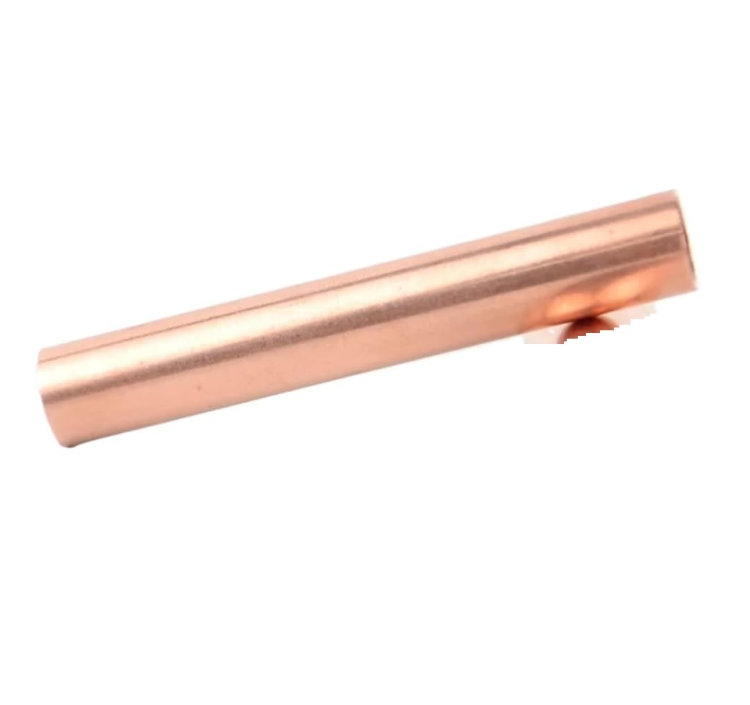Tubo de cobre T2 OD35 diámetro exterior de 35 mm de grosor de pared de 1,5 mm, tubo de cobre hueco capilar para sistemas de fontanería y HVAC, tamaño de 35 x 2 mm, 500 mm