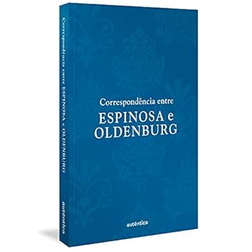 Capa do livro Correspondência entre Espinosa e Oldenburg