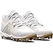Under Armour Men's Harper 8 Mid RM, (100) White/White/Metallic Gold, 12, US