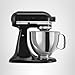 KitchenAid Artisan Series 5 Quart Tilt Head Stand Mixer with Pouring Shield KSM150PS, Onyx Black