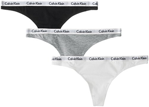 (Calvin Kleinカルバンクライン) Cotton stretch Thong ３枚パック QD3587-999 (S) [並行輸入品]のサムネイル