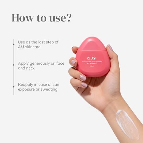 Image of Clayco Sunglaze Sunscreen SPF 50 PA++++ | Probiotic & Ceramide Infused Sun Screen | Lightweight, Non-Greasy | UVA, UVB & Blue Light Protection | Hydrating, Brightening