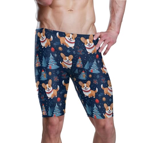 Dog Puppy Pug Animal Cute Swim Jammers Swimsuit for Men B0402800