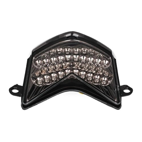 Feu arrière de moto clignotants et freinage intégrés pour ZX 10R 2006 2007 teinté smoke