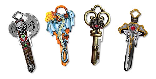 Lucky Line Key Shapes, House Key Blanks, Medieval Life Variety 4 Pack in KW1 (B100MK)