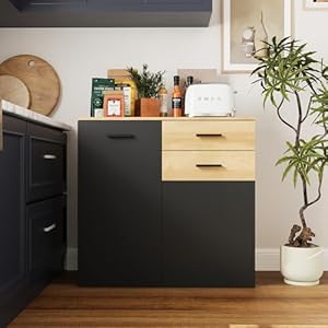 PREMTURE Küchenschrank 2-türig 1-Schublade 5-Fach