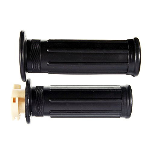 YOFMOO PW50 Handlebar Throttle Accelerator Twist Grip Handle Bar Set Compatible with Yamaha PW50 Peewee Y-Zinger Motorcycle Motorbike 4X4-26241-00-00