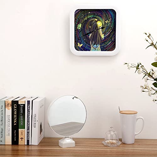 Pendule murale silencieuse anti bruit Vortex Moderne pour concentration