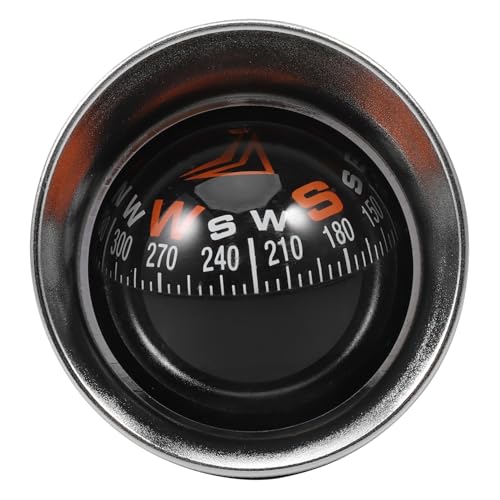 HANABASS Car Decorative Compass Outdoor Travel Essential Easy Install Dashboard Accessory