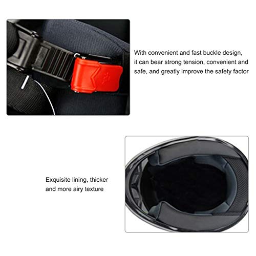 Shkalacar Motorradhelm Herren/Damen FullFace, Mountainbike Helm Unisex, Rapid Street Helm Erwachsene Cool Rider Equipment Four Seasons Motorradhelm