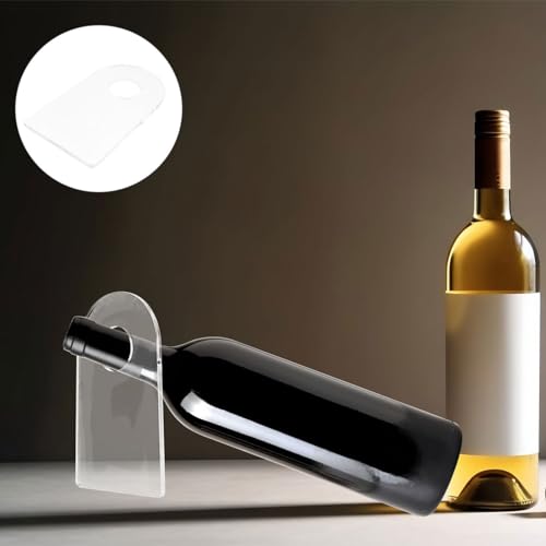 Soporte de botella de vino acrílico 2 pcs miniatura 3