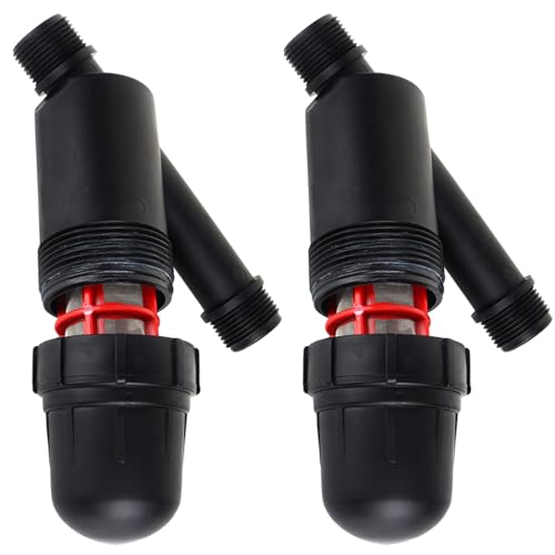 2pcs 3/4 Screen Inline Filter Mesh Gardening Drip Irrigation Water Tank Pool Pump Y Shaped Screen Filter for Greenhouse Agricultural Drip Sprinkler