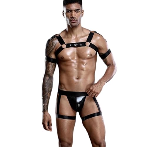 Evankin Mens Valentines Gag Gift Sexy Funny Thong Bow Tie Waiter Butler Cosplay Outfits Underwear Jockstrap Gay