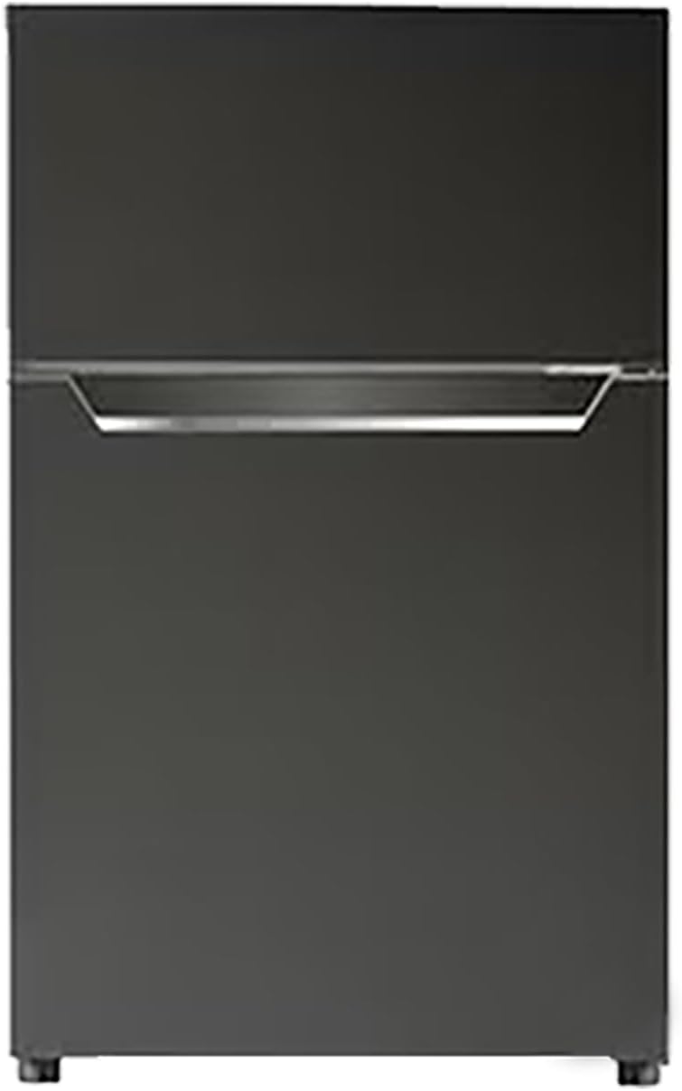 Bompani 100 Liter Top Mount Double Door Refrigerator - Defrost Fridge Freezer With Smart Sensor & Humidity Control With 1 Year Full & 5 Year Compressor Warranty - BR100SS - Black