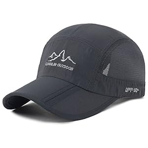 Unisex Baseball Cap Foldable Adjustable Baseball Hat Lightweight Quick Drying Outdoor Sport Running Cap